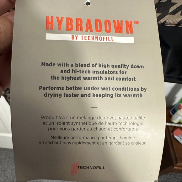 NEW Arctic Expedition houndstooth parka winter coat, size 1X, Hydradown, warm - Picture 7 of 16